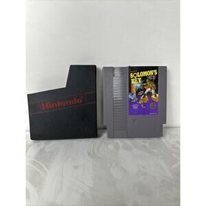 Solomon's Key (Nintendo Entertainment System 1987) NES Cartridge +Dustcover